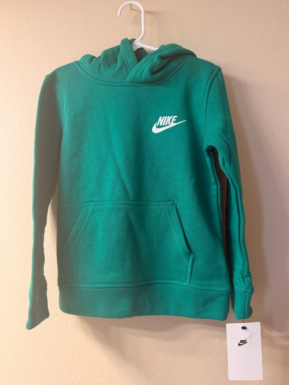 Boys Nike Hoodie Embroidered Logo
